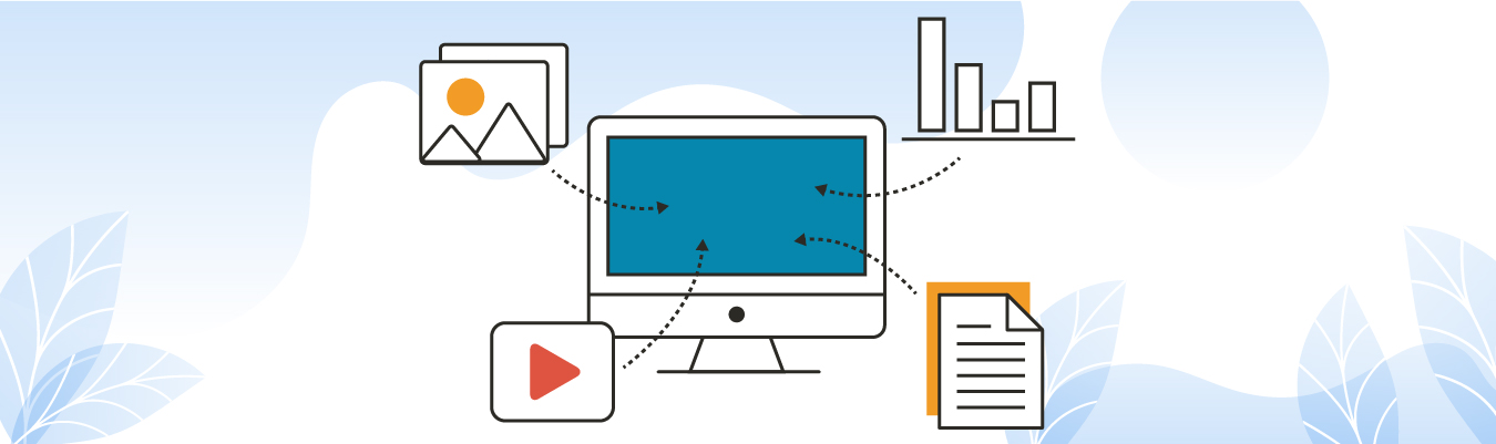Rich Media Slide Library enables a sales person to rapidly personalize a presentation