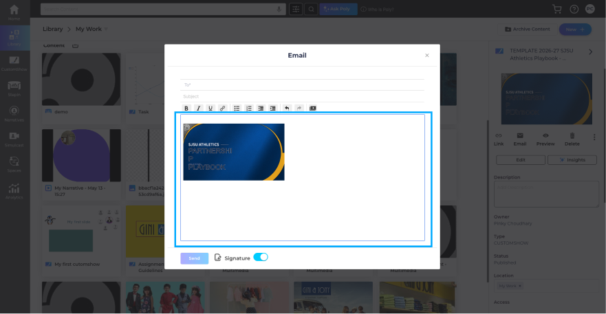Email editor